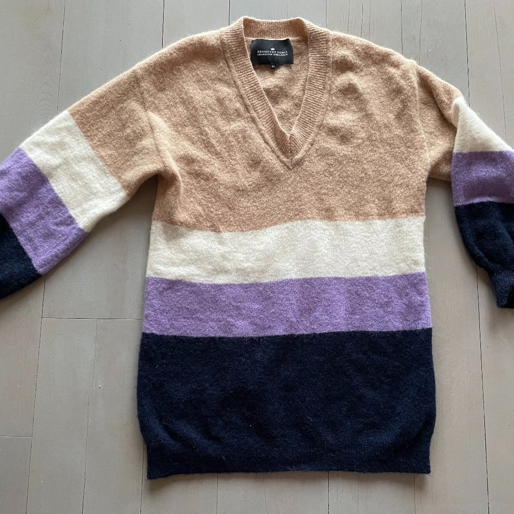 Adorable Designers Remix striped sweater dress, XS